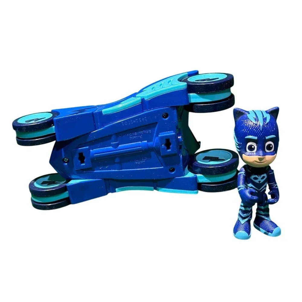 PJ Masks Catboy and Cat-Car Vehicle Action‎ Figure Toy Set Blue Disney Junior